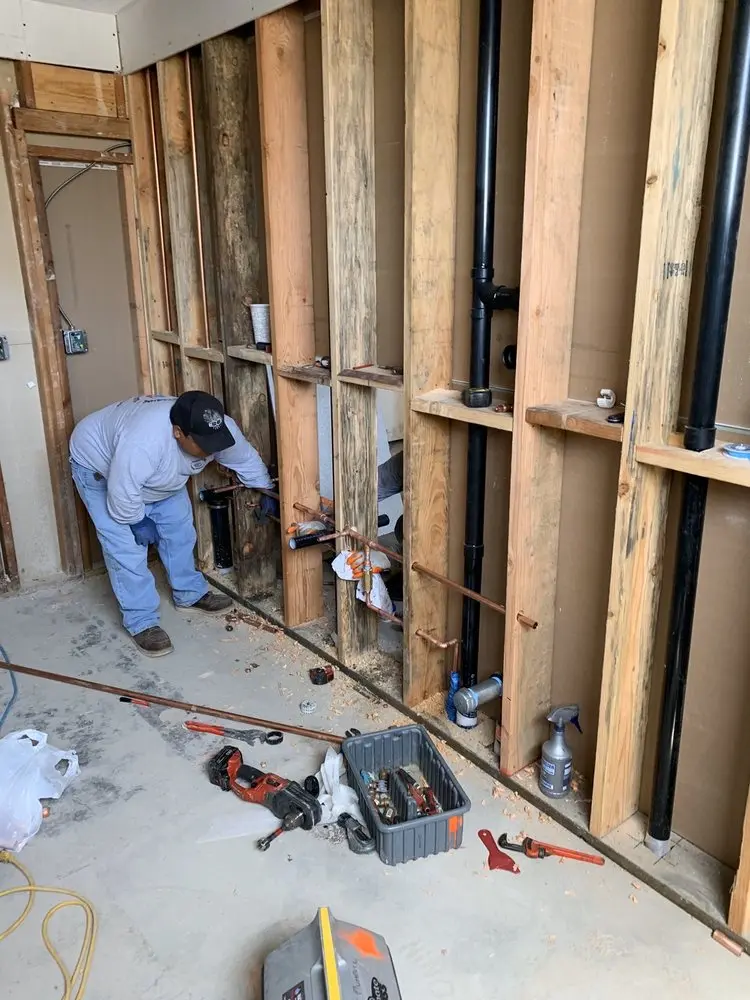 Commercial rough-in plumbing for Gas Line Repair in South End